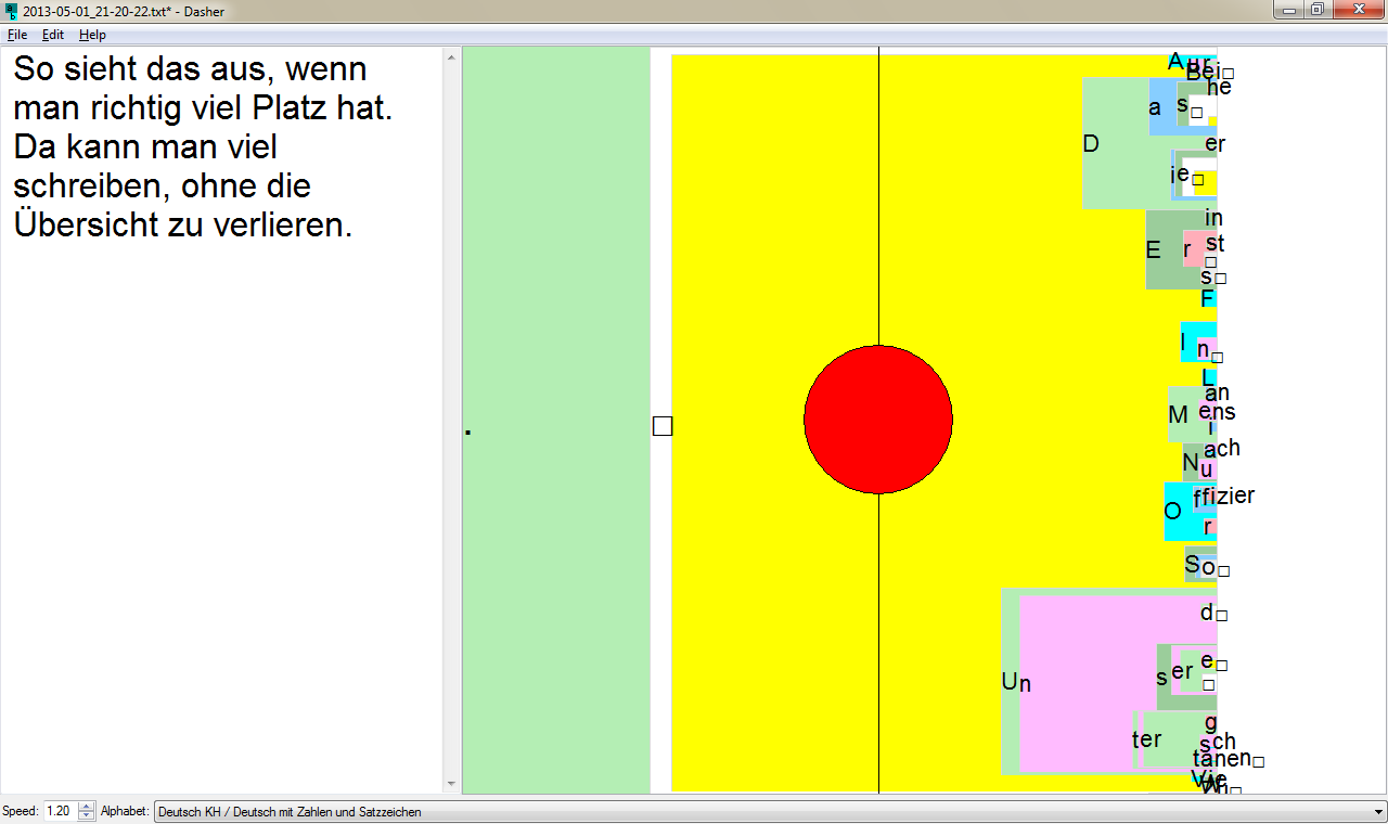 Dasher 411 Textbox to the Side